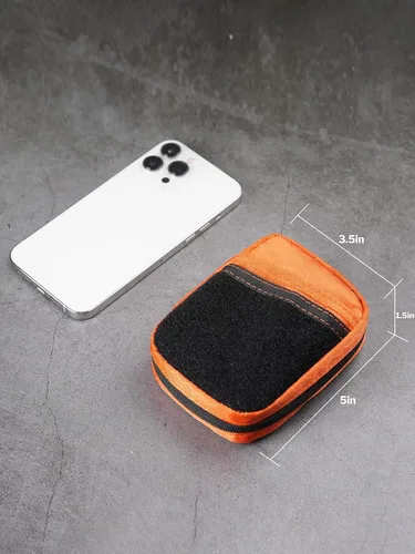 Miniatura 7 de VIPERADE VE31 Bolsa pequeña EDC, organizador de bolsillo para hombres, pequeño organizador multiherramienta EDC para Negro
