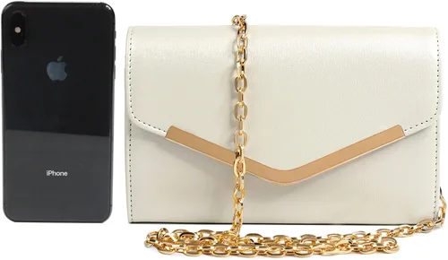 Miniatura 7 de Bolso de mano para mujer, bolso de mano con cadena desmontable para bodas y fiestas