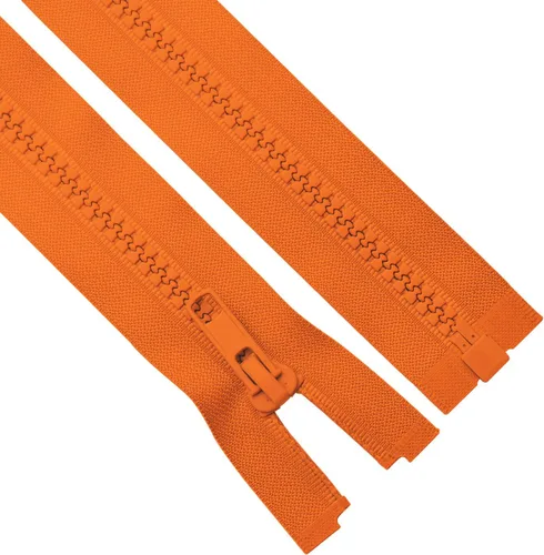 Miniatura 14 de Sawoake - 2 cremalleras separadoras #5 de 6 pulgadas para coser abrigos, chaqueta con cremallera, cremalleras de plástico moldeado negro a granel
