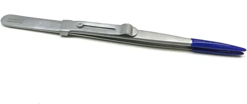 Miniatura 3 de Pinzas de punta de PVC con bloqueo de punta fina de goma suave con punta deslizante de 6-1/4 "Pinzas/herramienta de joyería/puntas de pinzas tienen