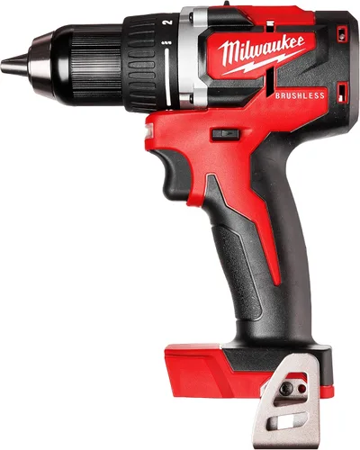 Miniatura 2 de Milwaukee Taladro/destornillador compacto sin escobillas de iones de litio de 18 voltios M18 (solo herramienta) 2801-20