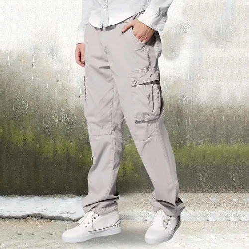 Miniatura 5 de EELHOE Mens Cargo Pants Lightweight Ripstop Relaxed-Fit Trousers Hiking Casual Work Bottom Pant with Multi Pockets
