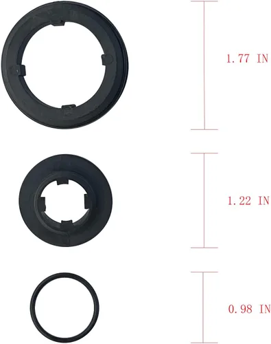 Miniatura 3 de Kit de reparación de asiento de 3/4"-1" Reemplazo para el modelo 975XL/XL2 Preventer de reflujo Negro