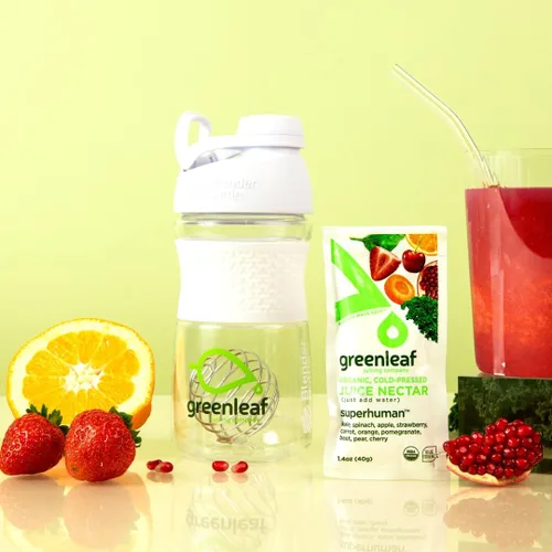 Miniatura 3 de Greenleaf Juicing Company Mezclador deportivo de botella agitadora de néctar