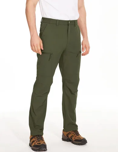 Miniatura 2 de MAGCOMSEN Pantalones de senderismo para hombre, 6 bolsillos, resistentes al agua, tela Ripstop, pantalones de trabajo ligeros de secado rápido