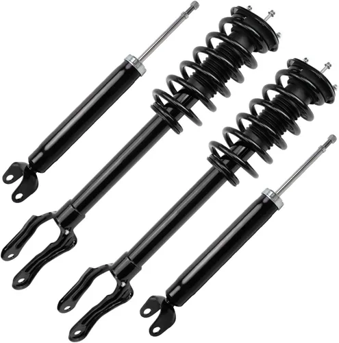 Miniatura 134 de Detroit Axle - Puntales y Amortiguadores para Chevy Traverse Buick Enclave GMC Acadia Saturn Outlook 2007-2012, 2 puntales delanteros con resorte