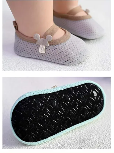 Miniatura 6 de Calcetines antideslizantes para el suelo para bebés, calcetines y zapatos antideslizantes de dibujos animados para niños pequeños