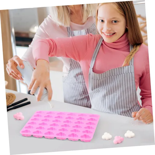 Miniatura 9 de Cabilock Moldes de silicona en forma de nube para chocolate, antiadherentes, de grado alimenticio, para chocolate, gelatina, rosa caramelo