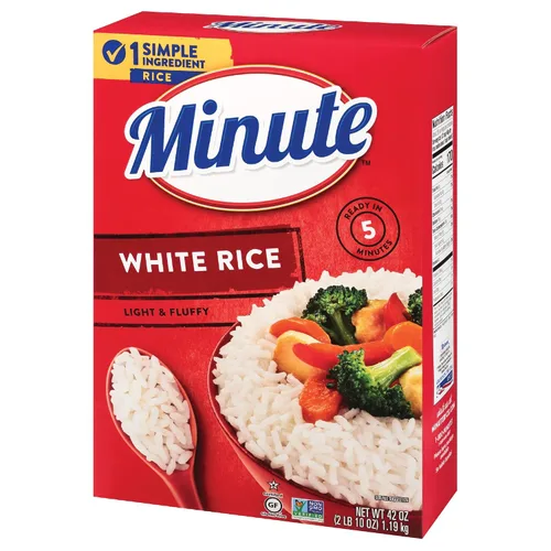 Miniatura 9 de Arroz blanco Minute, arroz blanco instantáneo para cenas rápidas, caja de 28 onzas