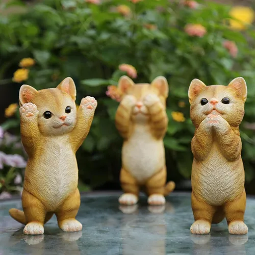 Miniatura 7 de Molde de silicona para gatos, molde grande de resina 3D para gatos, moldes de silicona para resina epoxi, fabricación de jabón de velas, yeso