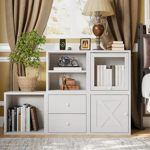 Miniatura 9 de FUSUNBAO Organizador Mágico de Almacenamiento de Cubos DIY Cubos Apilables para el Hogar Libros Ropa Juguetes - Sistema Modular de Almacenamiento