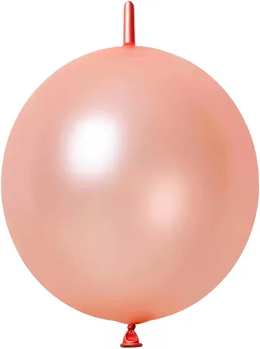 Miniatura 21 de IN-JOOYAA Globo de látex rosa bebé de 6 pulgadas, 100 globos de enlace rápido para decoración de fiestas