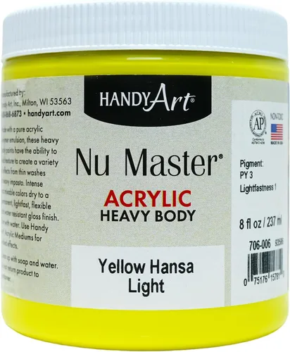 Miniatura 30 de Handy Art Nu Master - Pintura acrílica de cuerpo pesado, 8 onzas, carmesí Alizarin