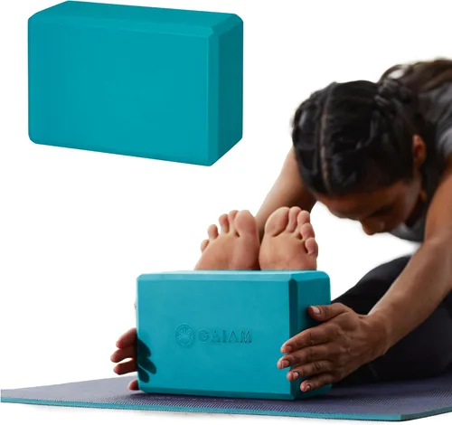 Miniatura 17 de Gaiam Yoga Block - Supportive Latex-Free Eva Foam - Soft Non-Slip Surface with Beveled Edges for Yoga, Pilates, Meditation Menta cool