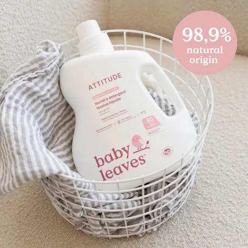 Miniatura 3 de Detergente líquido para ropa de bebés ATTITUDE, Verificado por EWG, seguro para ropa de bebé, infantes y recién nacidos, jabón de lavado vegano