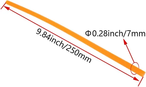 Miniatura 3 de Othmro 20 barras de pegamento caliente de 9.8 pulgadas de longitud y 0.28 pulgadas de diámetro a granel, barras de repuesto para pistola