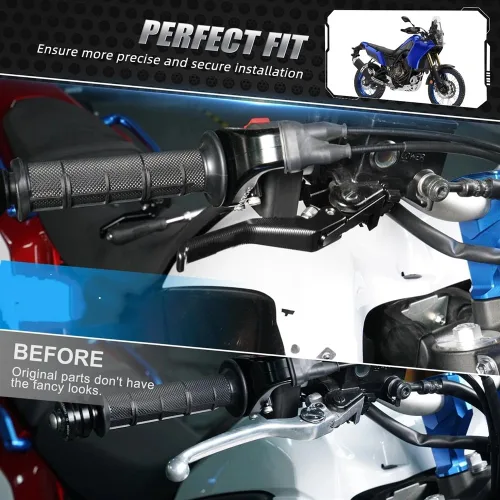 Miniatura 7 de NIKKHO Palanca de embrague de freno para motocicleta YA & MAHA Tenere 700 XTZ 700 2019-2023 Tenere 700 World Raid 2022-2023 T700 Rally Edition