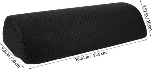 Miniatura 8 de Healifty Almohada ergonómica para piernas para dormir, cojín de apoyo de rodilla semi rollo de 15.74 x 7.87 x 3.93 pulgadas, cómoda elevación