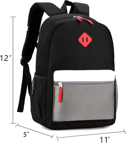 Miniatura 6 de Mochila para niños pequeños, mochila preescolar de 12 pulgadas para niños y niñas de 2 a 4 años, mochila preescolar con hebilla en el pecho