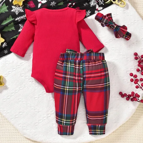 Miniatura 173 de Aalizzwell Conjunto de mameluco acanalado para bebé recién nacido prematuro para otoño e invierno