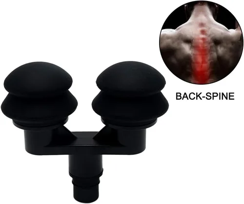 Miniatura 6 de 9 cabezales de pistola de masaje reemplazables, accesorios musculares de tejido profundo y accesorios para pistola de masaje, juego de adaptadores