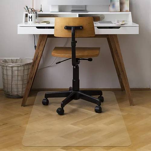 Miniatura 7 de Azadx - Alfombrilla grande de plástico transparente para silla de oficina, para suelo de madera dura o azulejos, rectangular, 48 x 59 pulgadas