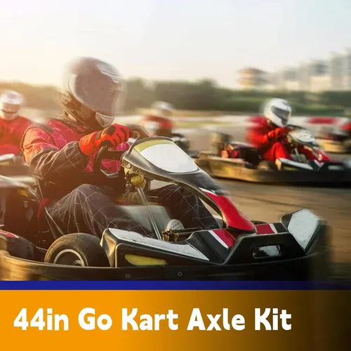 Miniatura 7 de Kit de eje trasero vivo de 44 pulgadas/1120 mm para Go Kart de cuadra con piñón, freno, rueda y cubo de reemplazo para ATV, cuadra y Go Karts