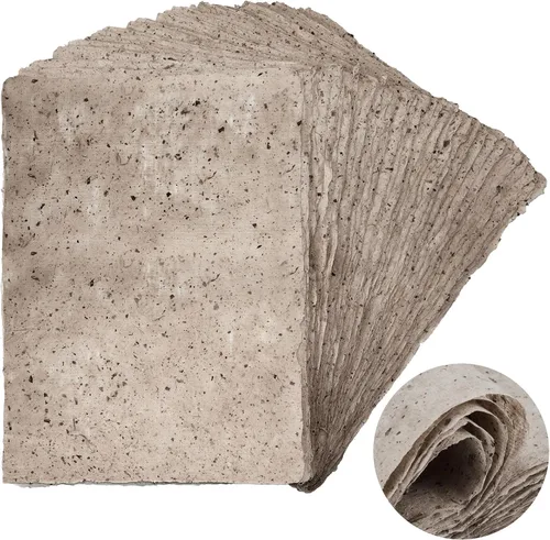 Henoyso 60 piezas de papel de arroz de morera de 16 x 12 pulgadas, hojas de papel de decoupage hechas a mano, carfts washi vintage, pintura para