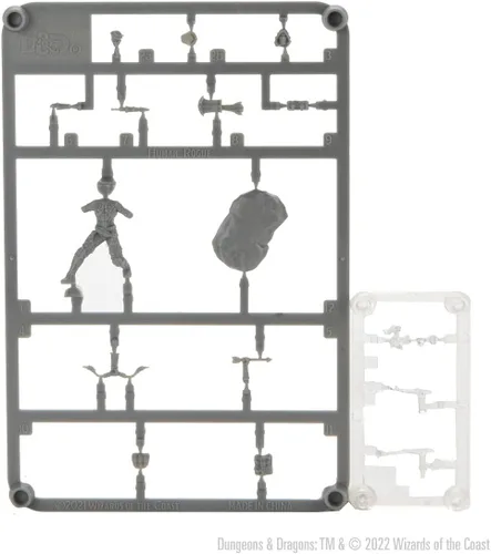 Miniatura 3 de WizKids D&D Frameworks: Human Rogue Female - Sin pintar y sin ensamblar