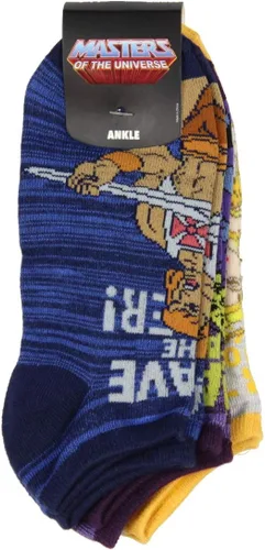 Miniatura 3 de Calcetines tobilleros con personajes de Masters of the Universe He-man Skeletor She-ra, paquete de 3 unidades para hombres y mujeres, Varios