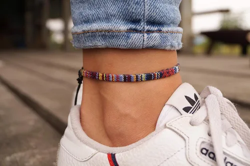 Miniatura 32 de Made by Nami Surfer Anklet for Men and Women Waterproof and Adjustable Surfer Ankle Bracelet String Ankle Bracelet Beach Accessory for Ethnic Hippie