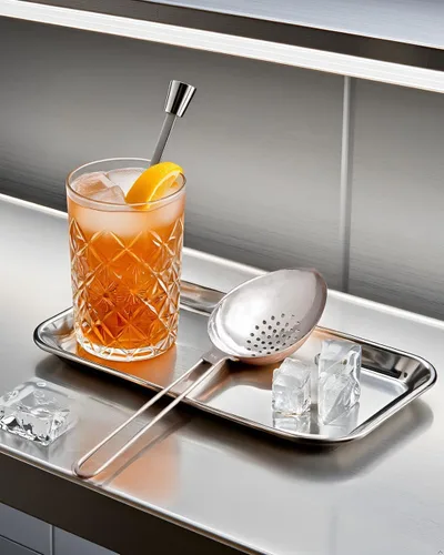 Miniatura 4 de Cuchara de hielo resistente con orificios de drenaje, mango de bucle largo, cucharas de fácil agarre para hielo, frutas, coberturas