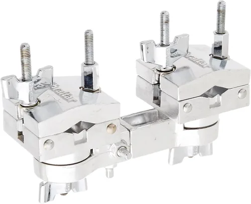 Miniatura 5 de Gibraltar Abrazadera múltiple de 2 vías para soportes de tambor y platillo, 1 paquete, abrazadera versátil de liberación rápida con diseño
