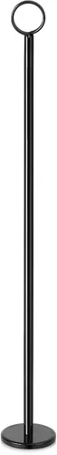 Miniatura 2 de New Star Foodservice 27730 - Soporte para números de mesa con clip de anillo, soporte de números, 18 pulgadas, juego de 12, acabado negro