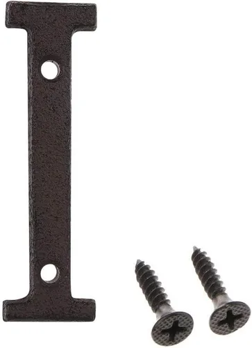 Miniatura 14 de Número de dirección de 3 pulgadas, números de casa para exterior, decoración de buzón de puerta de jardín de metal de hierro fundido con tornillos, 0