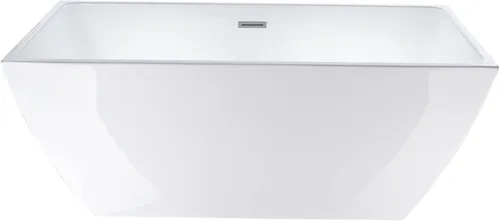 Vanity Art Bañera independiente acrílica de 67 x 32 pulgadas | Bañeras de mejoras para el hogar con diseño contemporáneo para remojar y bañarse,