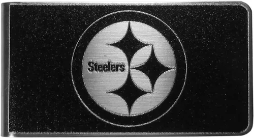 Miniatura 9 de Siskiyou NFL Unisex Black and Steel Money Clip