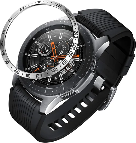 Miniatura 10 de BaiHui - Anillo de bisel compatible con Galaxy Watch de 1.81 pulgadas / Galaxy Gear S3 Frontier y anillo bisel clásico, cubierta de protección
