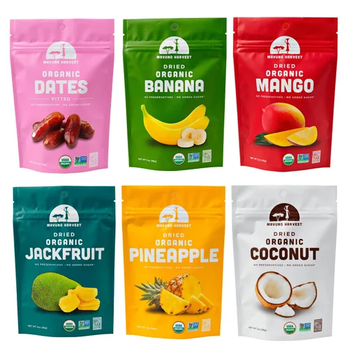 Miniatura 31 de Mavuno Harvest - Fruta seca 100% orgánica, 6 paquetes de 2 onzas de Jaca