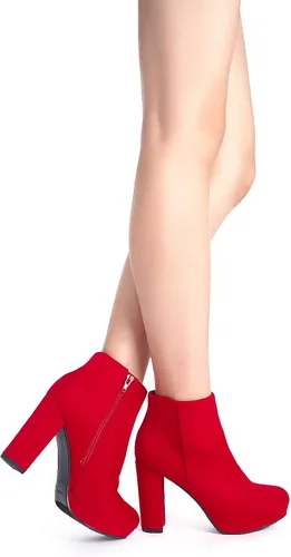 Miniatura 8 de DREAM PAIRS - Botines de mujer de tacón alto y grueso