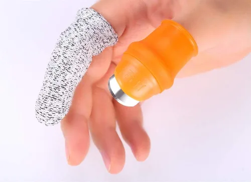 Miniatura 8 de Cuchillo de Pulgar de Silicona para Jardín Mejorado, Herramienta de Cosecha de Plantas, Regalos de Jardinería, Dedo para Recolectar para Recortar