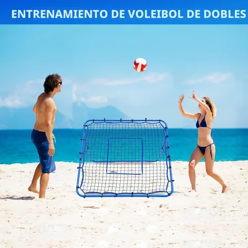 Miniatura 8 de Volleyball Lacrosse Rebound Net Pro, WINTHAI Lacrosse Rebounder for Backyard, 7x4FT/6x4FT/4x4FT Bounce Back Net with Target Strike Zone, Easy Quick