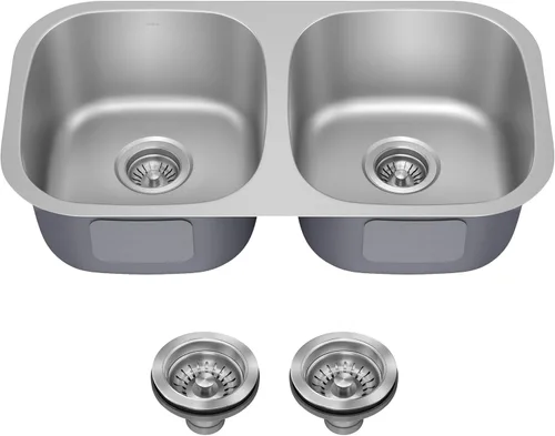Miniatura 17 de Kraus Premier KBU17 Fregadero de cocina de acero inoxidable de calibre 18, de un tazón, de montaje por debajo para barra de cocina, 35.56 cm