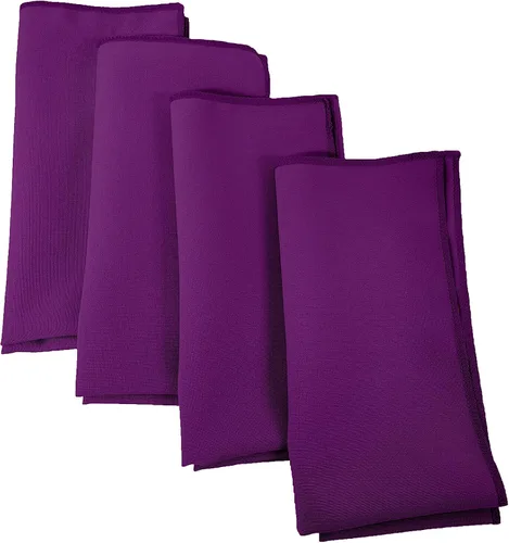 Miniatura 49 de LA Linen Paquete de 10 servilletas de popelina de poli, servilletas de tela suave, servilletas lavables y reutilizables, servilletas de mesa