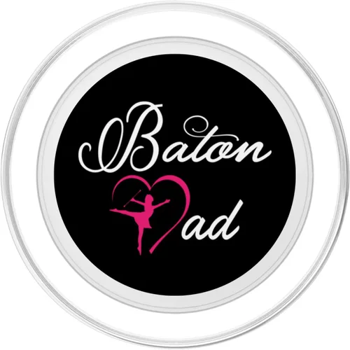 Miniatura 2 de Baton Dad Heart majorette dance twirling recitals PopSockets MagSafe PopGrip for iPhone