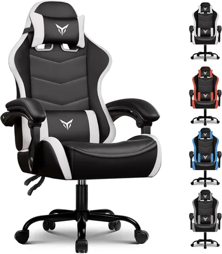 Miniatura 10 de GTPLAYER Silla Gaming, Sillas de Videojuegos Estilo Racing Sillas de Juegos de PC para Adultos - Respaldo Alto Acolchado Ergonómico Reclinable Silla