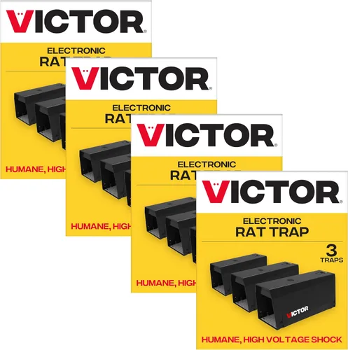 Miniatura 11 de Victor Trampa electrónica para ratas para interiores, trampas eléctricas humanas para ratas para interiores, para el hogar, sin tacto, sin ver