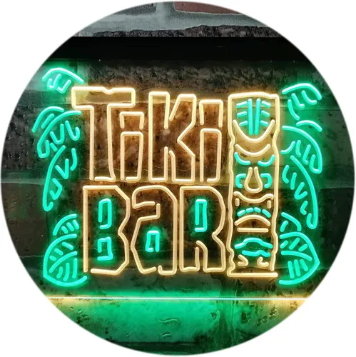 Miniatura 19 de ADVPRO Tiki Bar Mask Beer Pub Club Wine Dual Color LED Neon Sign Blue & Red 12" x 8.5" st6s32-i3139-br