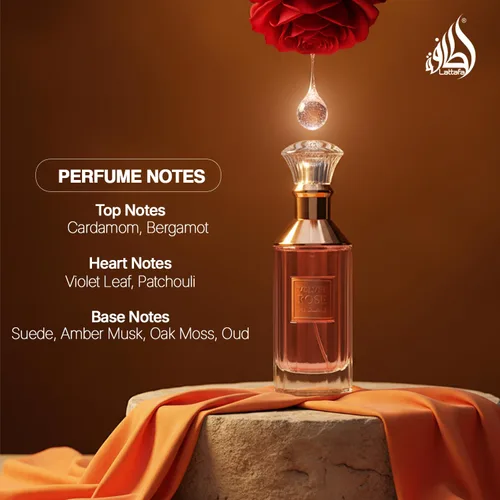 Miniatura 4 de Lattafa Perfumes Velvet Rose para Unisex Eau de Parfum Spray, 3.4 onzas