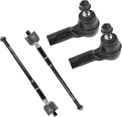 Miniatura 190 de TRQ Juego de barras de acoplamiento delanteras interiores y exteriores de 4 piezas compatible con Jeep Cherokee 1991-2001 y Comanche 91-92